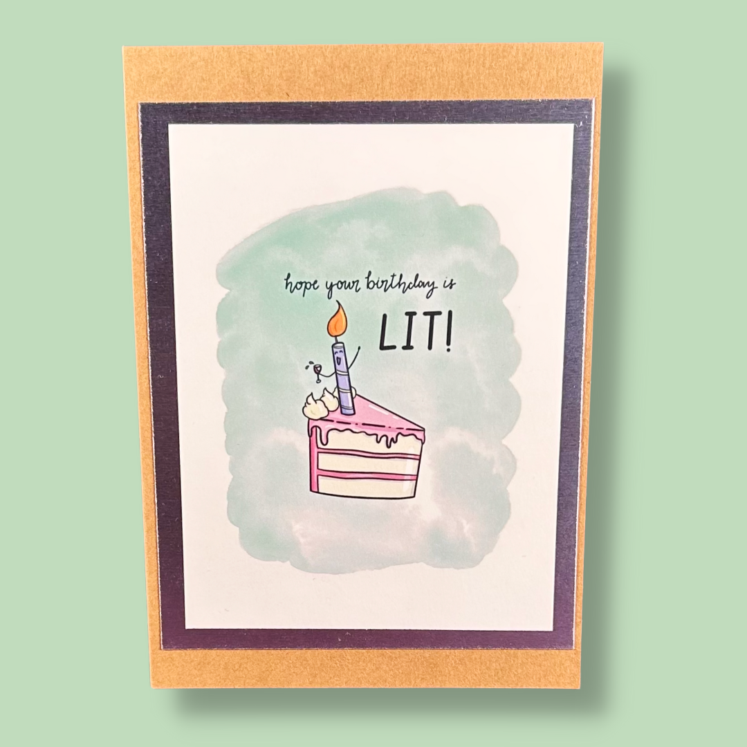The Lit Birthday Card