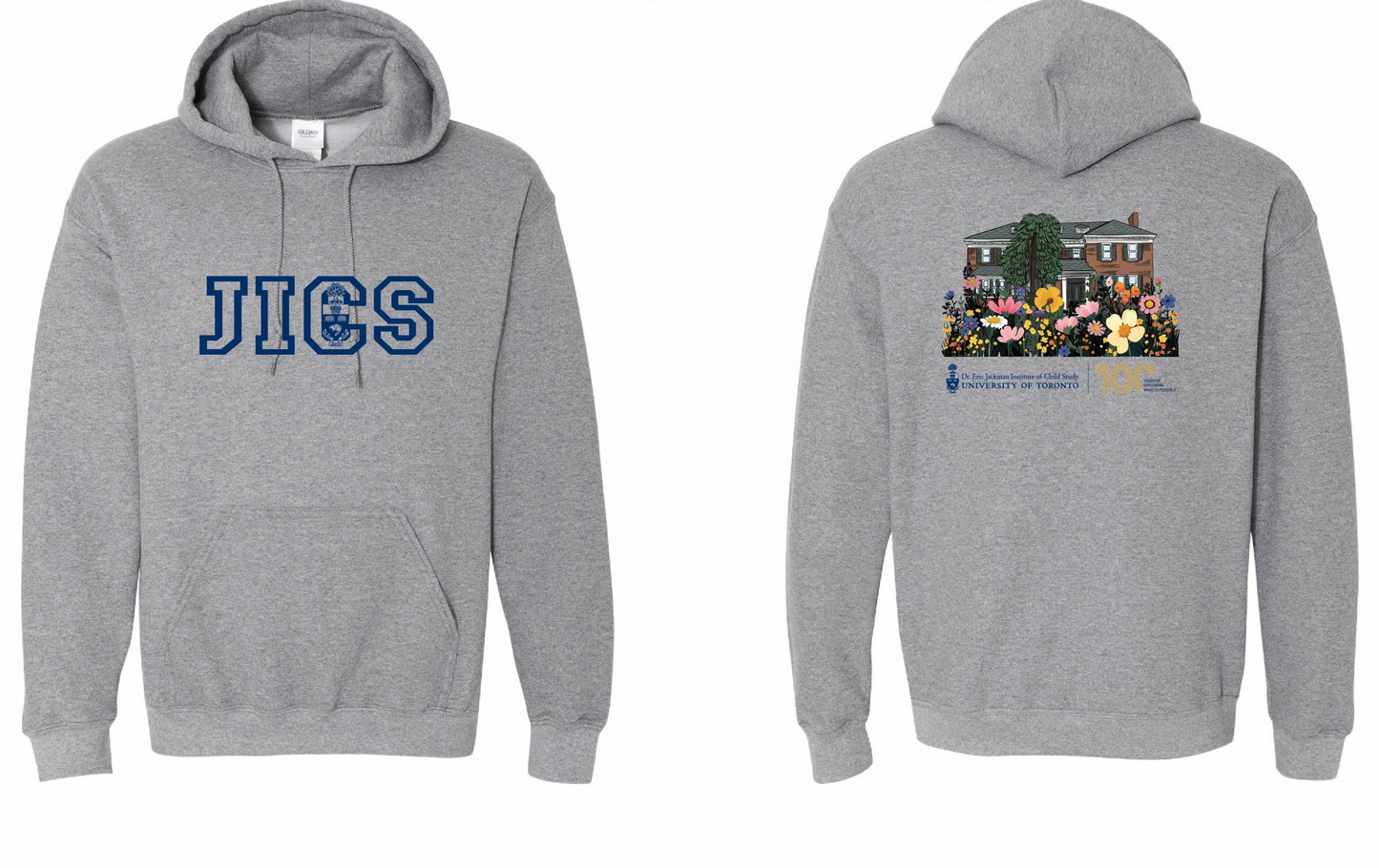 JICS - Adult Hoodie - Retro JICS