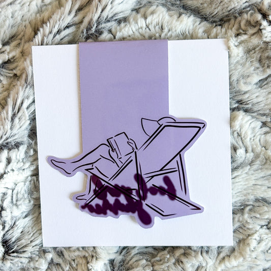 Book Girl Summer Bookmark