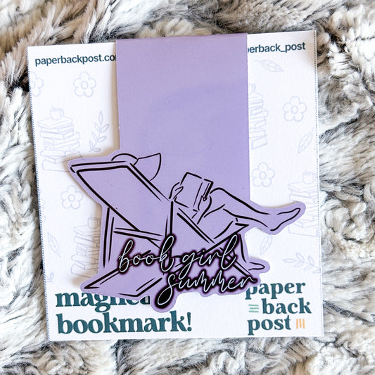 Book Girl Summer Bookmark