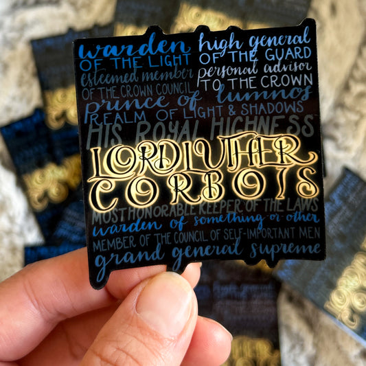 TKCS Luther's Titles Sticker - Officially Licensed