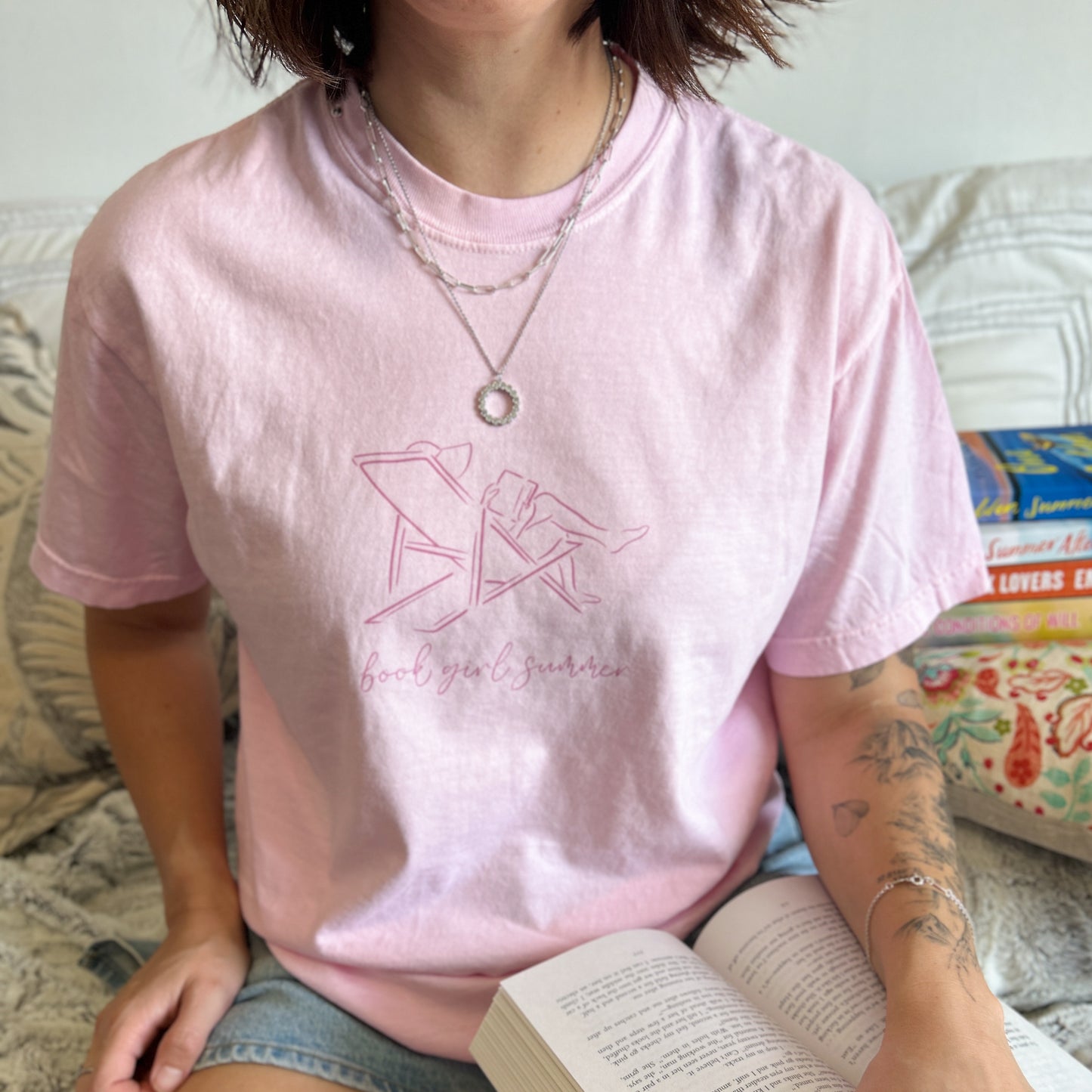 Book Girl Summer T-Shirt