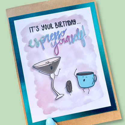 The Espresso Birthday Card