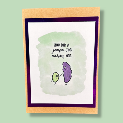 The Grape & Raisin Card