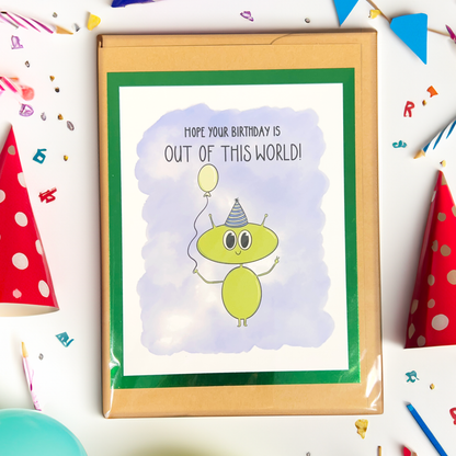 The Alien Birthday Card