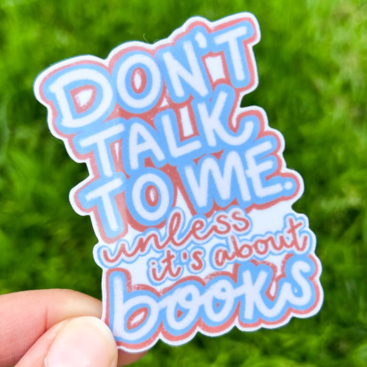 The Book Talk Sticker