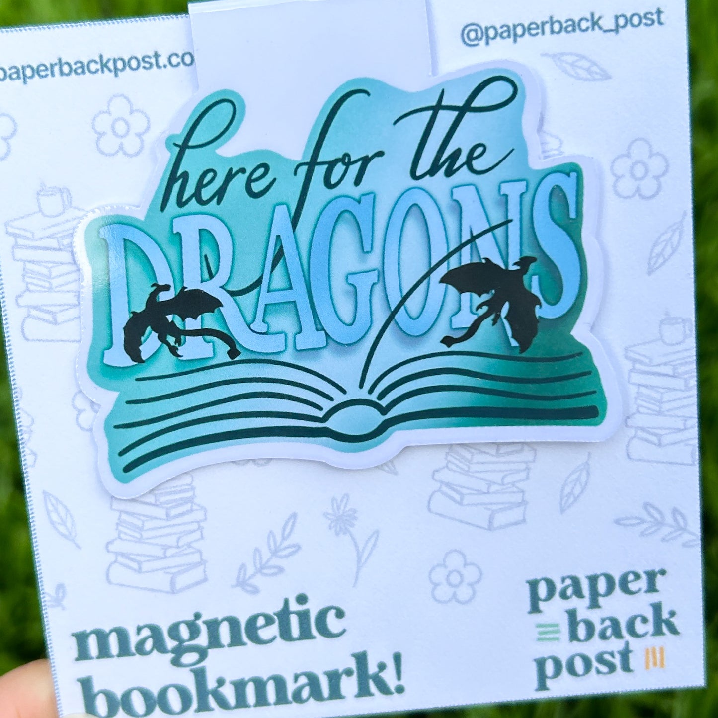 The Here for the Dragons Bookmark