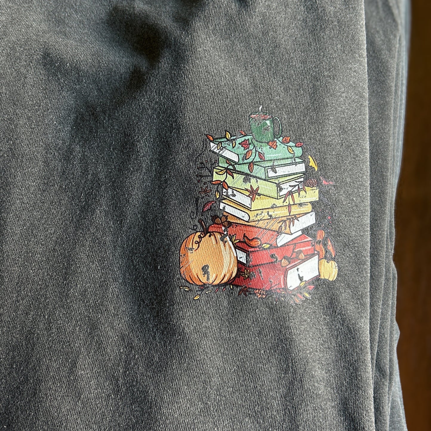 The Fall Book Stack Long Sleeve Tee