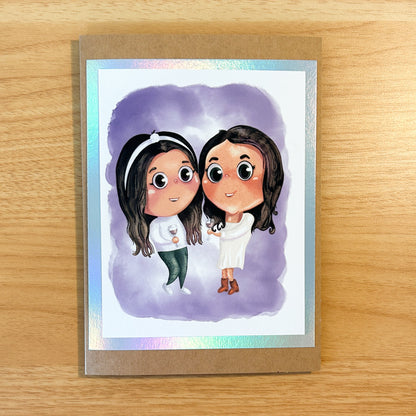 The Tiny Twin Custom Card