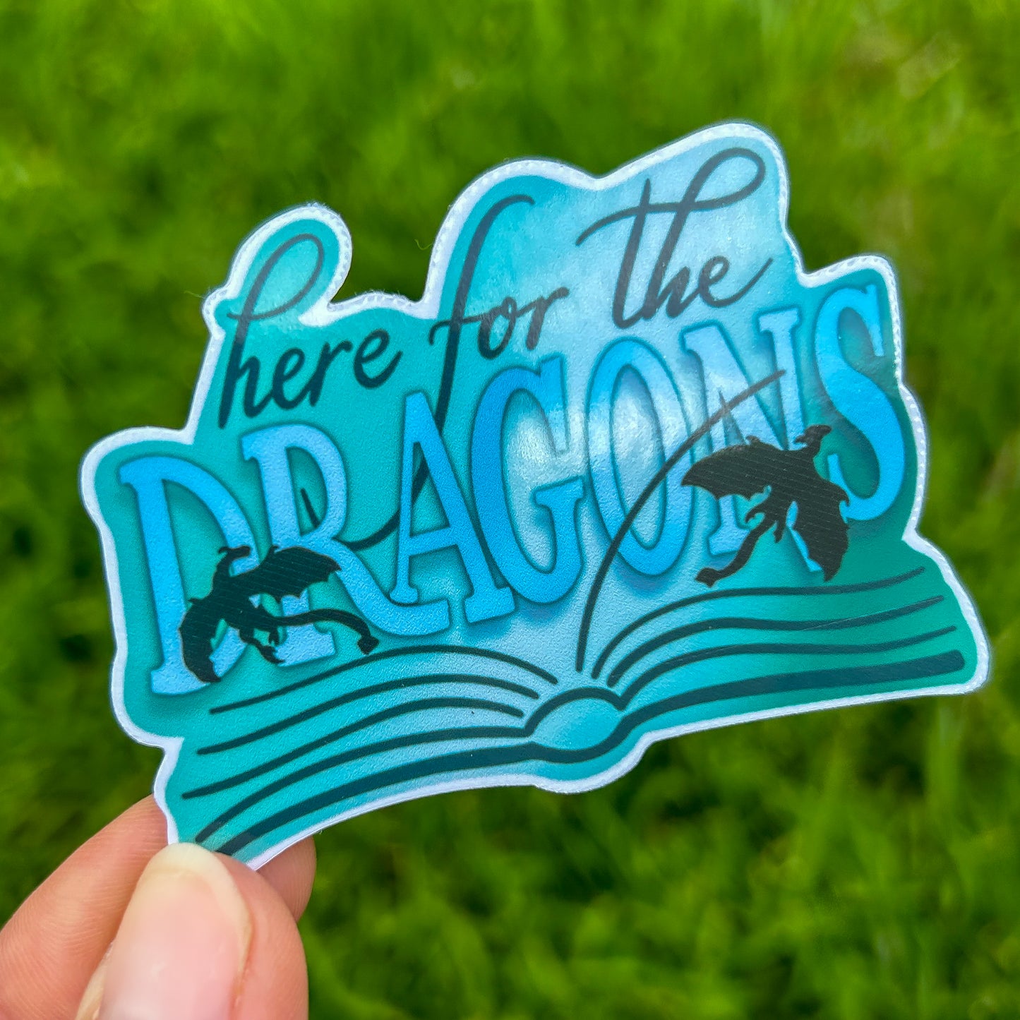 The Here for the Dragons Sticker