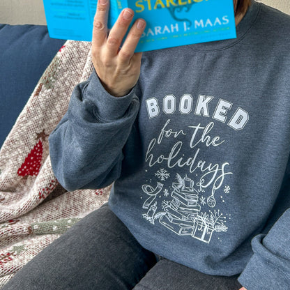 The Booked for the Holidays Crew Sweatshirt