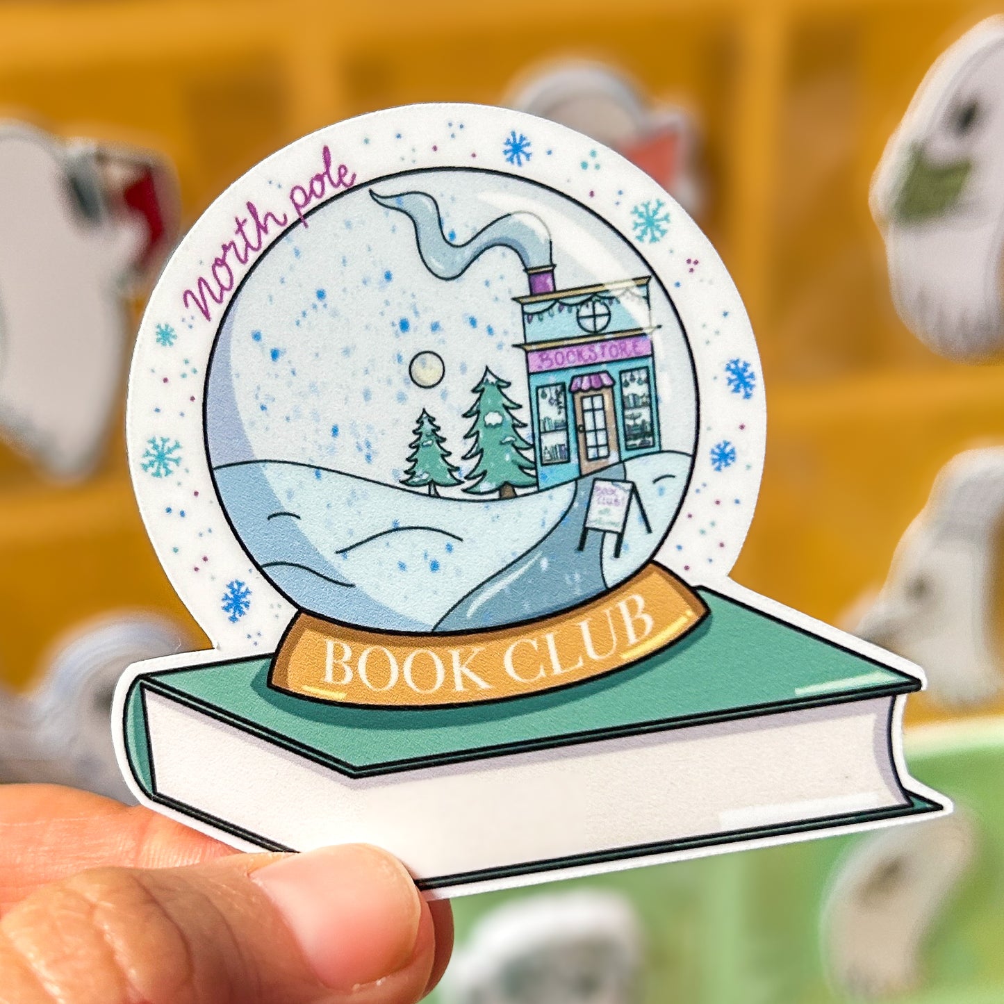 The North Pole Book Club Sticker