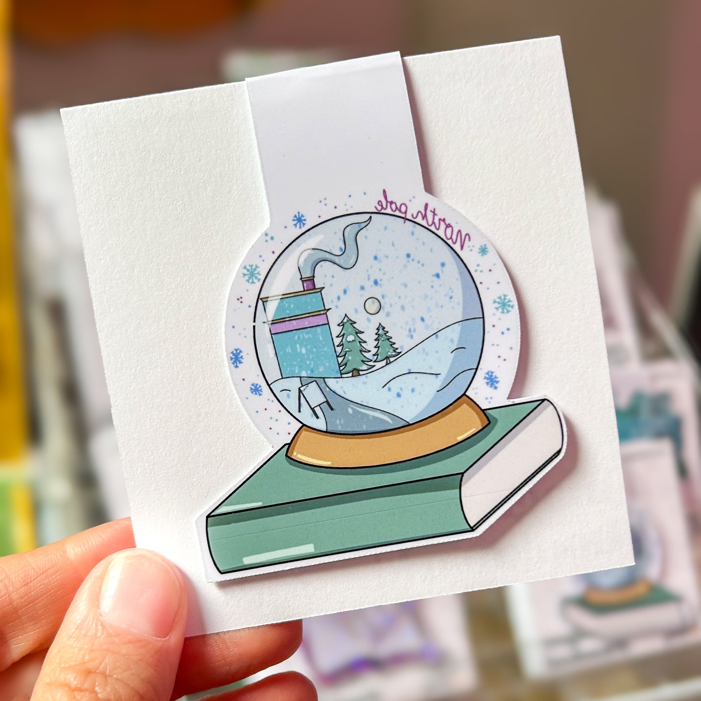 The North Pole Book Club Magnetic Bookmark