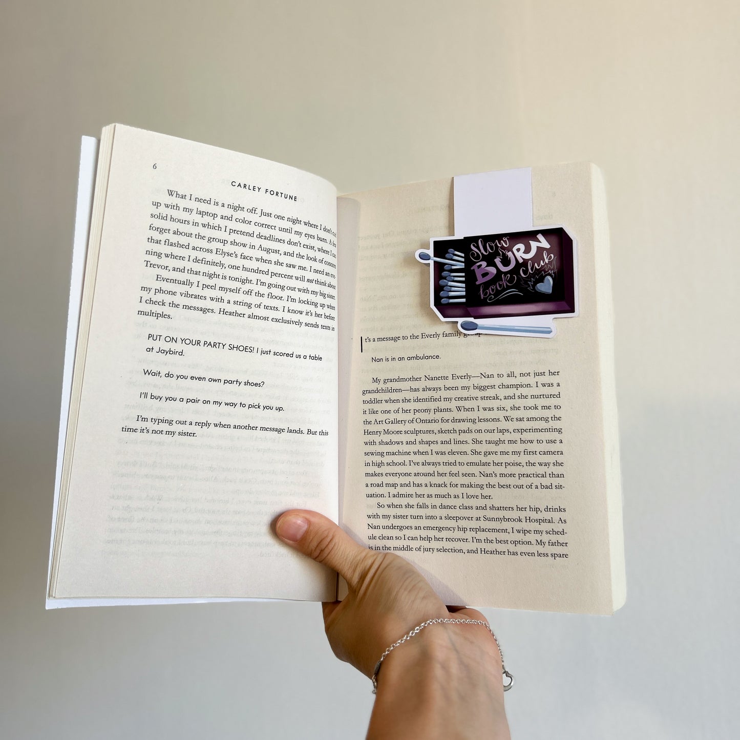 Slow Burn Bookmark