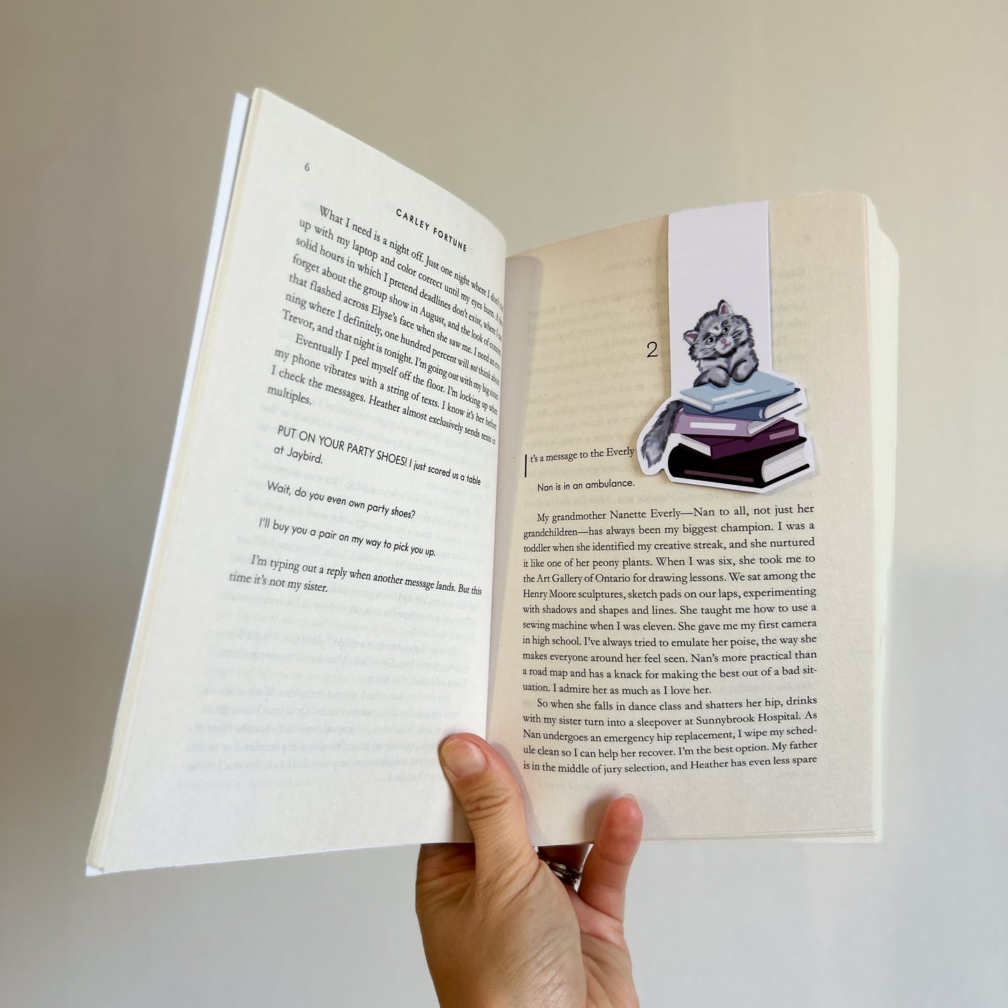 Book Cat Bookmark