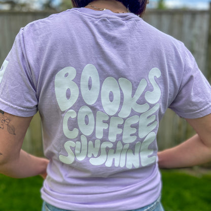 The Books Coffee Sunshine Tee