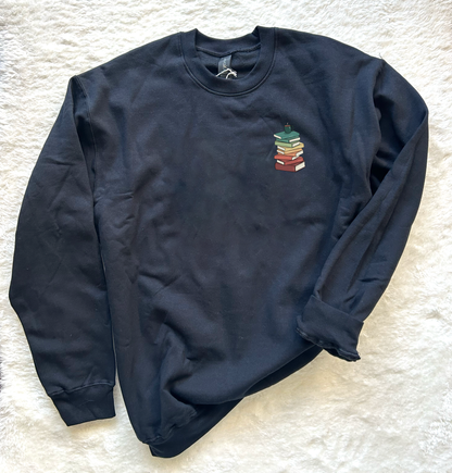 The Book Stack Crew Sweatshirt