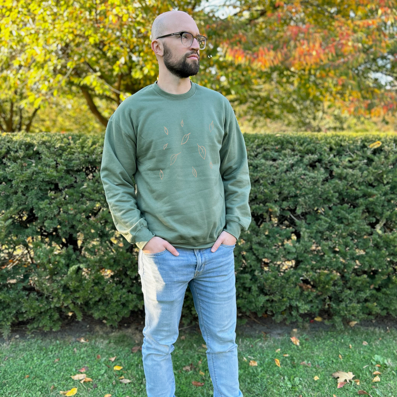 The Falling Leaves Crew Sweatshirt