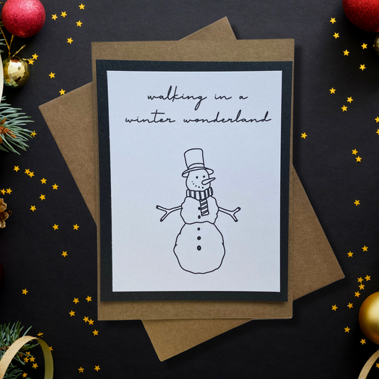 Winter Wonderland Minimalist Christmas Card