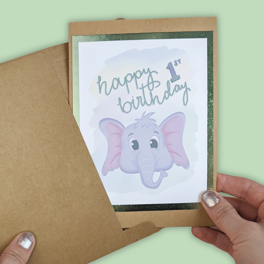 The 1st Birthday Card