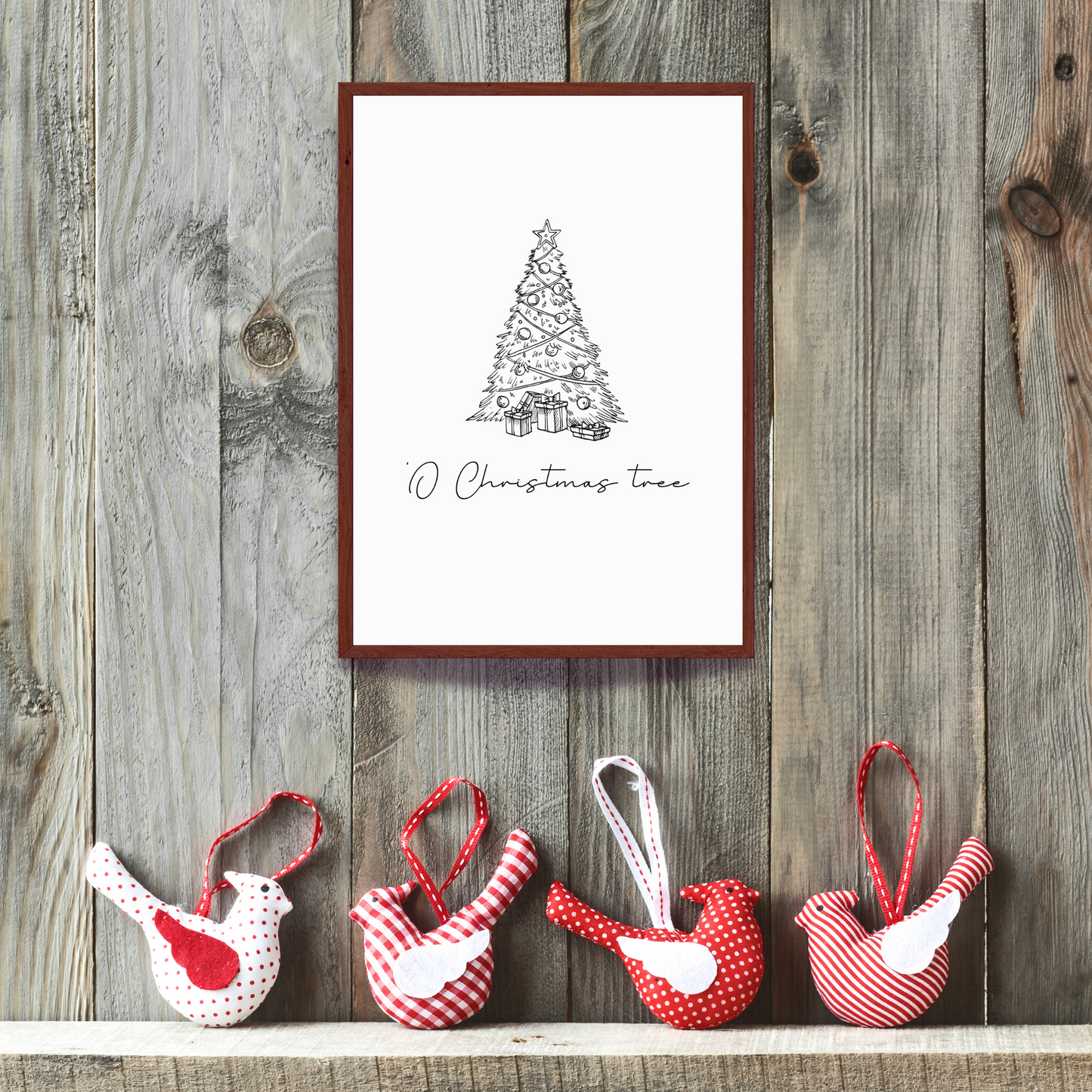 The Minimalist Christmas Print