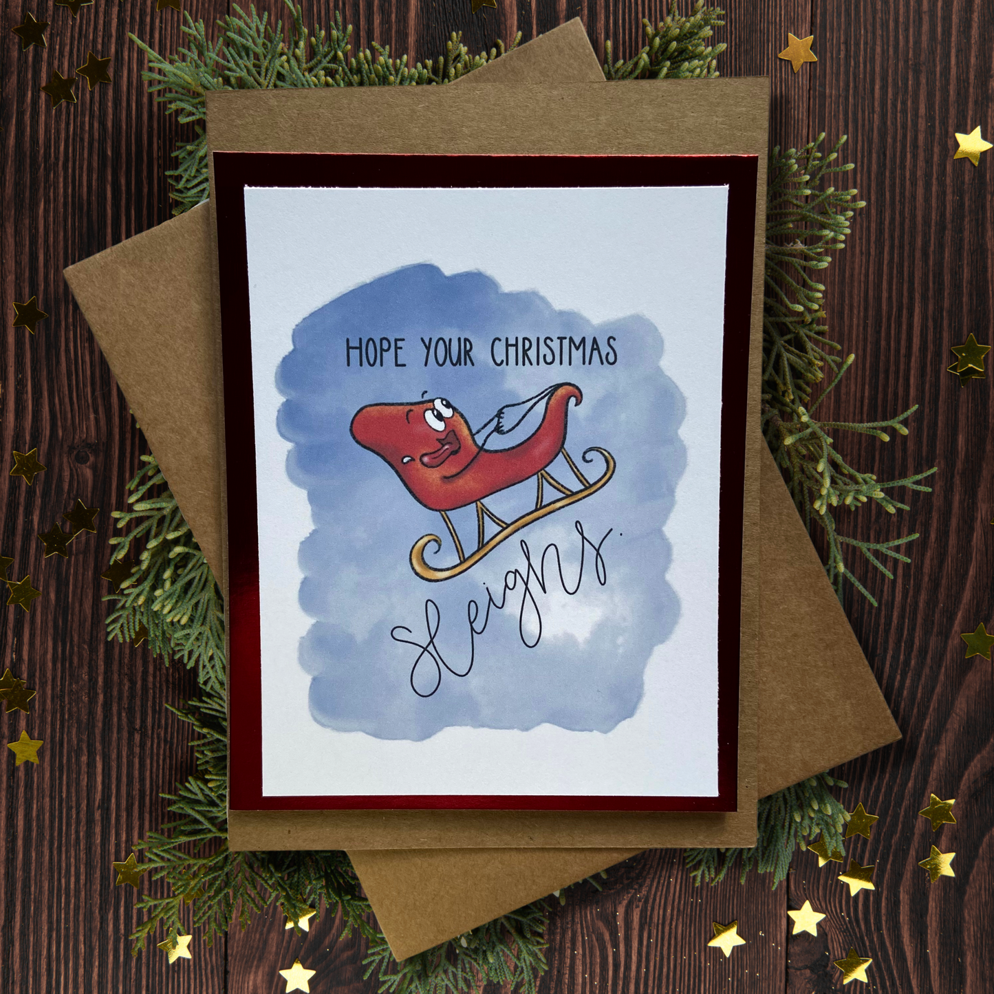 The Sleigh Christmas Card