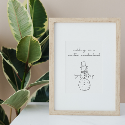 The Minimalist Christmas Print