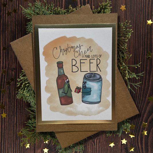 The Beer and Cheer Christmas Card