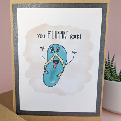 The Flippin' Rock Card