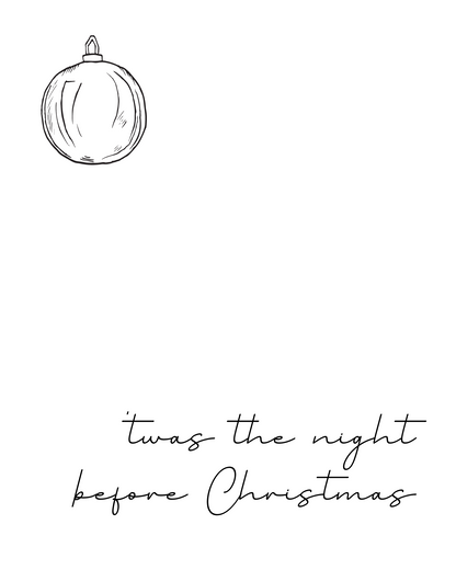 The Minimalist Christmas Print